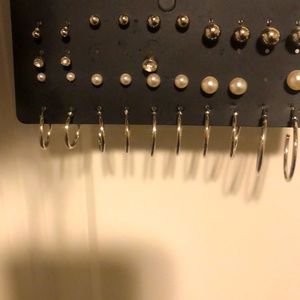 Fake diamond earings